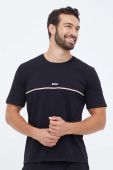 Футболка лаунж BOSS колір чорний з принтом (3508722)