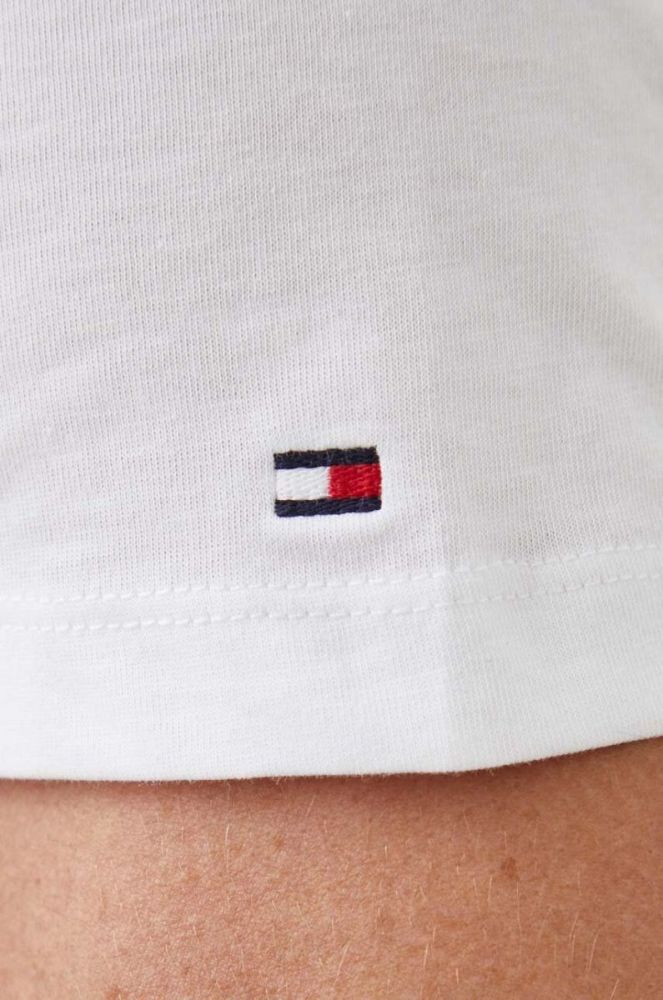 Бавовняна футболка Tommy Hilfiger чоловічий колір білий однотонний фото 5