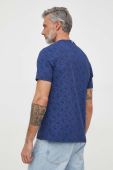 Бавовняна футболка Tommy Hilfiger чоловічий колір синій візерунок
