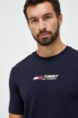 Футболка Tommy Hilfiger чоловічий колір синій з принтом