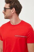 Бавовняна футболка Tommy Hilfiger колір червоний з принтом (3520753)