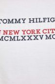 Бавовняна футболка Tommy Hilfiger колір білий з принтом (3426642)