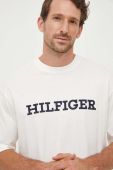 Бавовняна футболка Tommy Hilfiger колір бежевий з аплікацією (3524908)