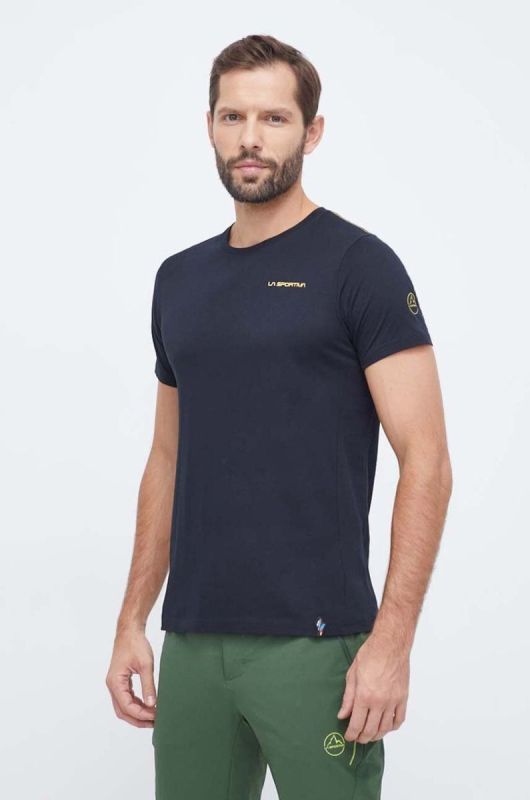 Футболка LA Sportiva Back Logo чоловіча колір чорний однотонна фото 2