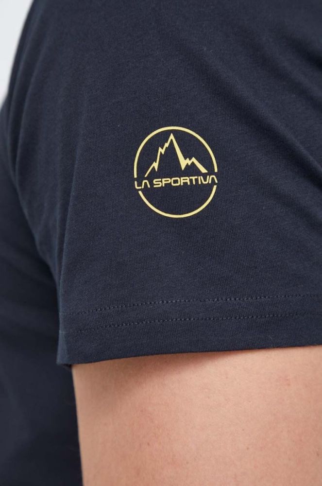 Футболка LA Sportiva Back Logo чоловіча колір чорний однотонна фото 5