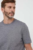 Бавовняна футболка BOSS колір сірий однотонний (3594049)