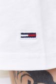 Бавовняна футболка Tommy Jeans колір білий з аплікацією (3558899)
