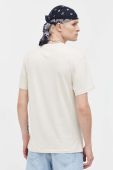 Бавовняна футболка Tommy Jeans колір бежевий з принтом (3534911)
