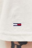 Бавовняна футболка Tommy Jeans колір бежевий з принтом (3534911)