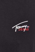 Бавовняна футболка Tommy Jeans колір чорний з принтом (3534921)