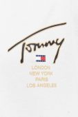 Бавовняна футболка Tommy Jeans колір бежевий з принтом (3560485)