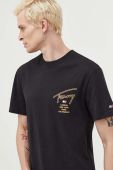 Бавовняна футболка Tommy Jeans колір чорний з принтом (3560490)