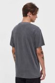 Бавовняна футболка Tommy Jeans колір сірий з принтом (3543046)