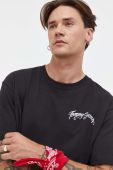 Бавовняна футболка Tommy Jeans чоловічий колір чорний з принтом (3633689)