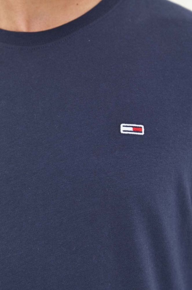 Бавовняний лонгслів Tommy Jeans 2-pack однотонний колір барвистий фото 6