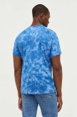 Бавовняна футболка Tommy Jeans візерунок колір блакитний (3422449)