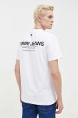 Бавовняна футболка Tommy Jeans колір білий однотонний (3560505)