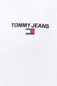 Бавовняна футболка Tommy Jeans колір білий однотонний (3560505)
