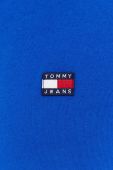 Бавовняна футболка Tommy Jeans з аплікацією колір блакитний (3558931)