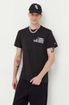 Бавовняна футболка Tommy Jeans колір чорний з принтом (3560516)