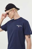 Бавовняна футболка Tommy Jeans колір синій з принтом (3558962)