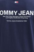 Бавовняна футболка Tommy Jeans колір синій з принтом (3558962)