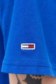Бавовняна футболка Tommy Jeans з принтом колір блакитний (3558957)