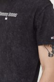 Бавовняна футболка Tommy Jeans колір чорний з принтом (3560533)