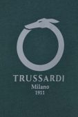 Бавовняна футболка Trussardi колір зелений з принтом (3370697)
