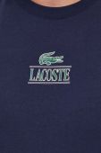 Бавовняна футболка Lacoste колір синій з принтом (3534964)
