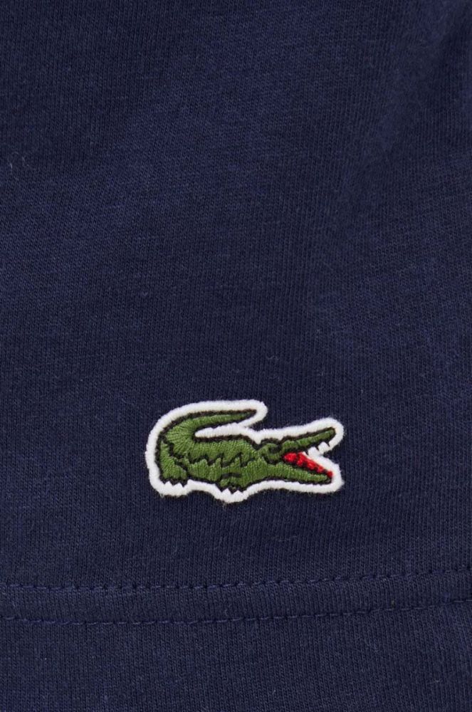 Бавовняна футболка Lacoste колір синій з принтом (3539056) фото 5