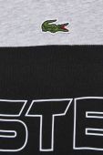 Бавовняна футболка Lacoste колір сірий з принтом (3539077)