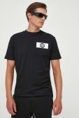 Бавовняна футболка PLEIN SPORT колір чорний з принтом (3375540)