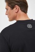 Бавовняна футболка PLEIN SPORT колір чорний з принтом (3375557)