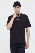 Бавовняна футболка Vertere Berlin чоловічий колір чорний з принтом (3622695)