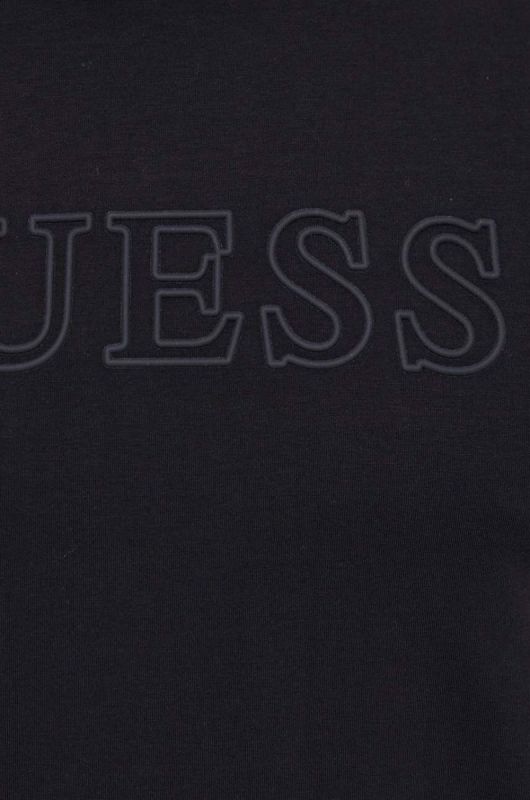 Футболка чоловіча бавовняна з еластаном Guess ALPHY колір чорний фото 4