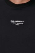 Футболка Karl Lagerfeld чоловічий колір чорний з принтом (3583432)