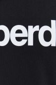 Бавовняна футболка Superdry колір чорний з принтом (3490721)