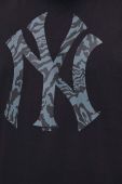 Бавовняна футболка 47brand MLB New York Yankees чоловіча колір чорний з принтом
