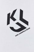 Бавовняна футболка Karl Lagerfeld Jeans колір білий з принтом (3490735)