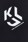 Бавовняна футболка Karl Lagerfeld Jeans колір чорний з принтом (3490740)