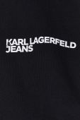 Бавовняна футболка Karl Lagerfeld Jeans колір чорний з принтом (3490764)