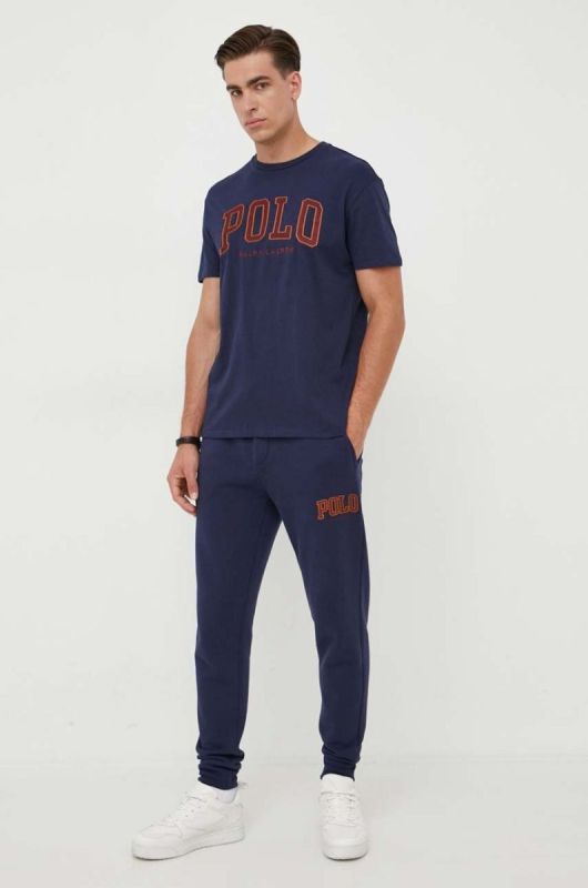 Бавовняна футболка Polo Ralph Lauren колір синій з аплікацією (3432883) фото 2