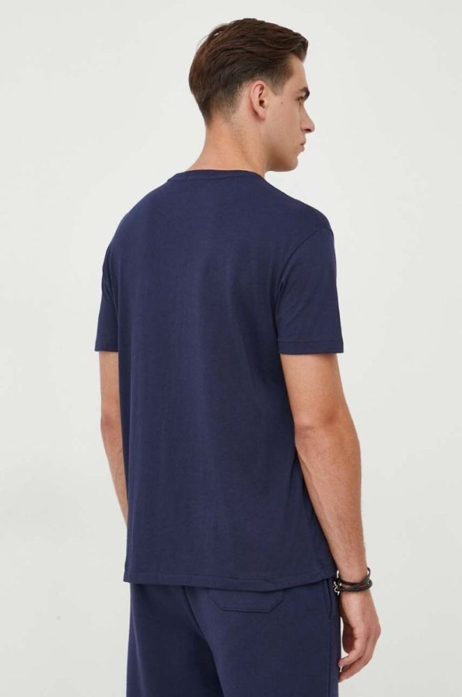 Бавовняна футболка Polo Ralph Lauren колір синій з аплікацією (3432883) фото 3