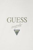 Бавовняна футболка Guess Originals колір бежевий з принтом (3488505)