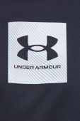 Тренувальна футболка Under Armour колір чорний з принтом