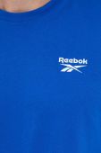 Бавовняна футболка Reebok однотонний колір блакитний