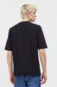 Бавовняна футболка HUGO колір чорний однотонний (3508743)