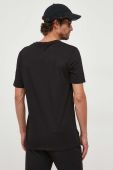 Бавовняна футболка HUGO чоловічий колір чорний з принтом (3611042)