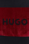 Бавовняна футболка HUGO чоловічий колір чорний з принтом (3611037)